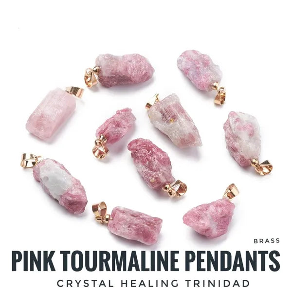 Pink Tourmaline Pendants