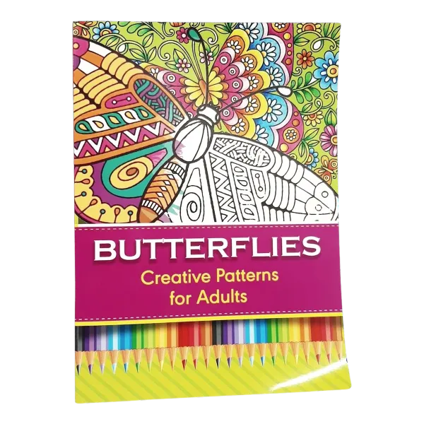 Adult Coloring Book - Butterflies