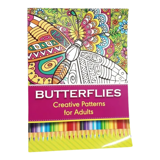 Adult Coloring Book - Butterflies
