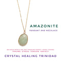 Amazonite Pendant And Necklace