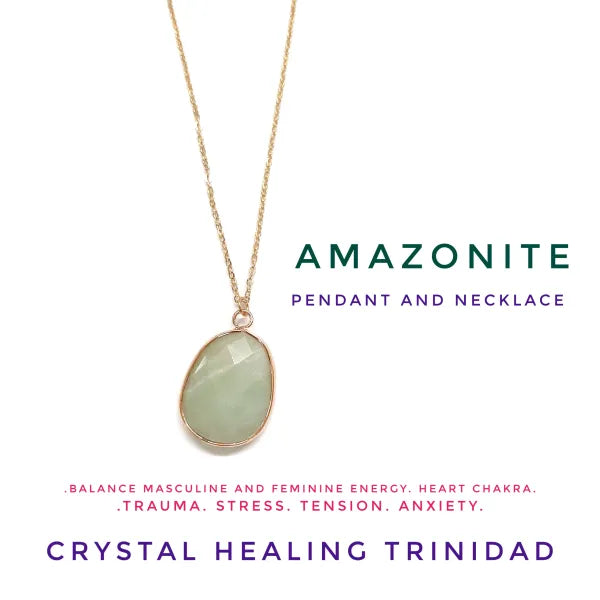 Amazonite Pendant And Necklace
