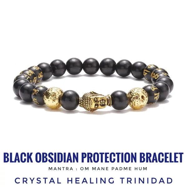 Black Obsidian Bracelet - Medium