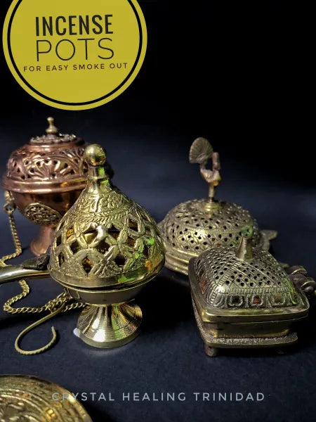 Brass Incense Pots