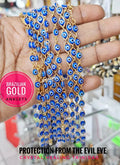 Brazilian Gold Evil Eye Anklet