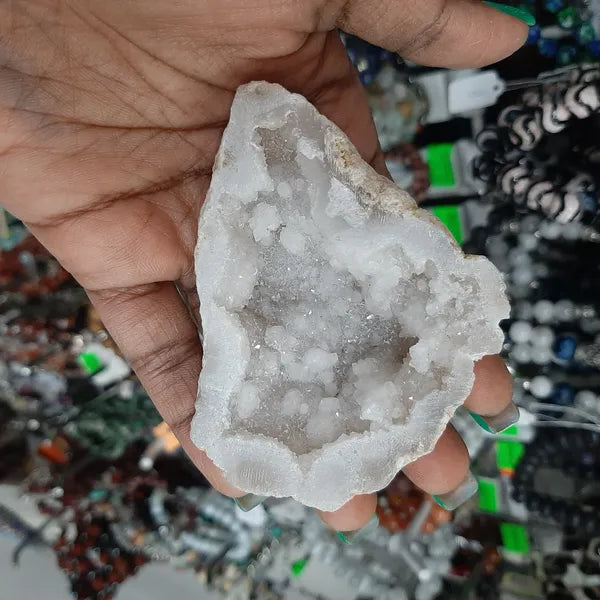 Calcite Geode - 3 x 2 x 1 Inches