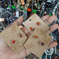 Carnelian Agate stainless steel