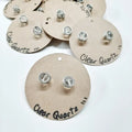 Clear Quartz- stainless steel