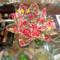 Crystal Lotus Ornament (2"X 2.5")