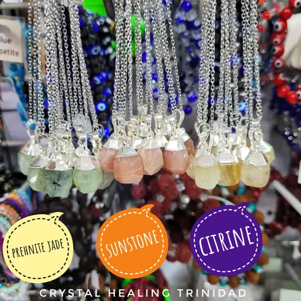 Crystal Pendant And Necklace