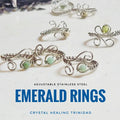 Emerald Rings -Adjustable Stainless Steel