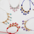 Evil Eye Bracelet Adjustable (Opens To 6 Inches)