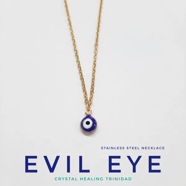 Evil Eye With Stainless Steel Necklace