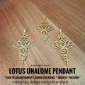 Gold Unalome Pendant - Stainless Steel