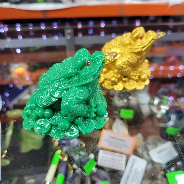 Golden Feng Shui Frog