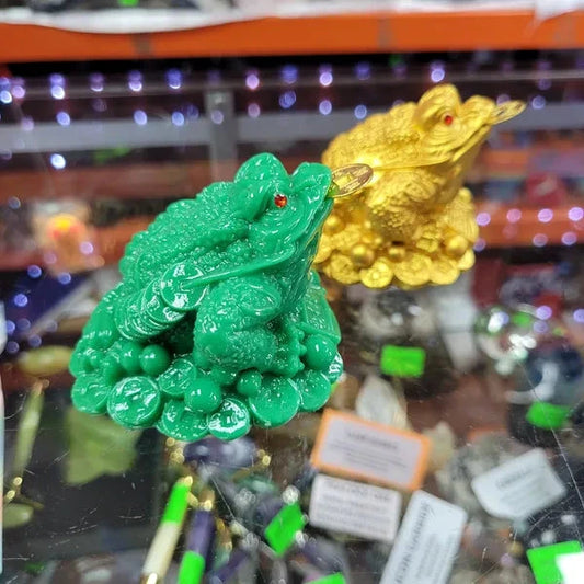 Golden Feng Shui Frog