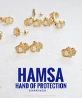 Hamsa Earrings