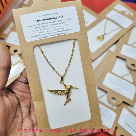 Hummingbird Necklace - Stainless Steel