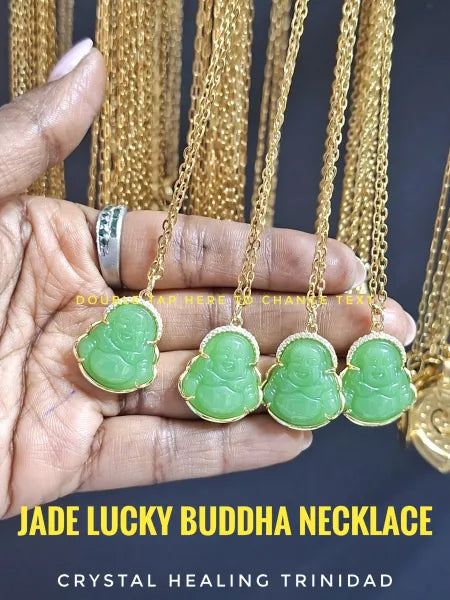 Jade Lucky Buddha Necklace