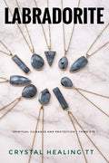 Labradorite Necklace- Stainless Steel