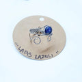 Lapis Lazuli - Large Free Size Stainless Steel Ring