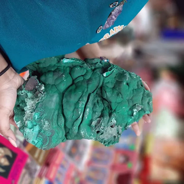 Malachite - Approx 14 Inches Tall