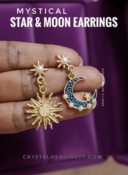 Mystical Star & Moon Earring