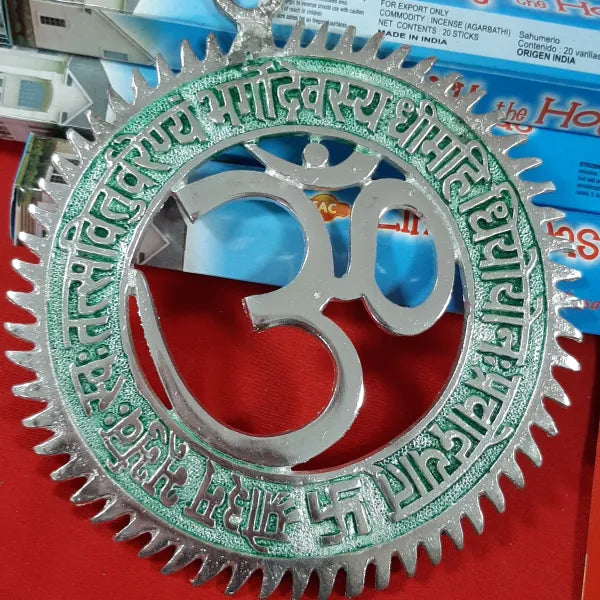 Om Wall Ornament- Green