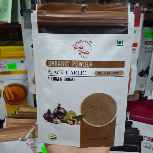 Organic Black Garlic Bulb Powder-50g