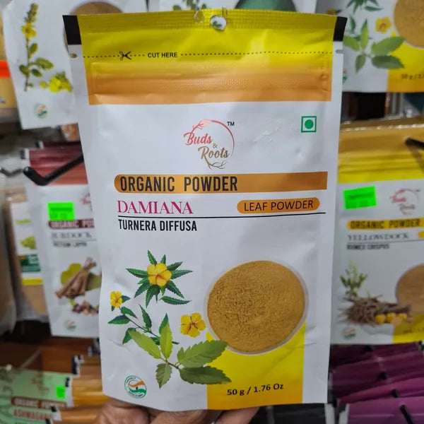 Organic Damiana Leaf Powder-50g