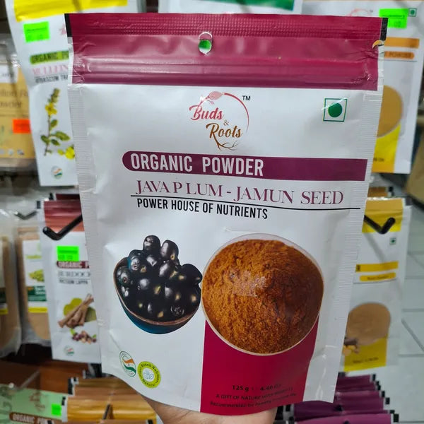 Organic Java Plum-Jamun Seed Powder-125g