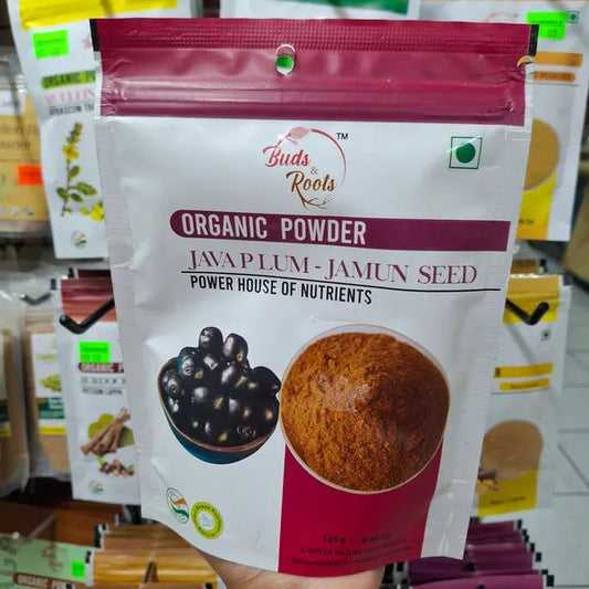Organic Java Plum-Jamun Seed Powder-125g