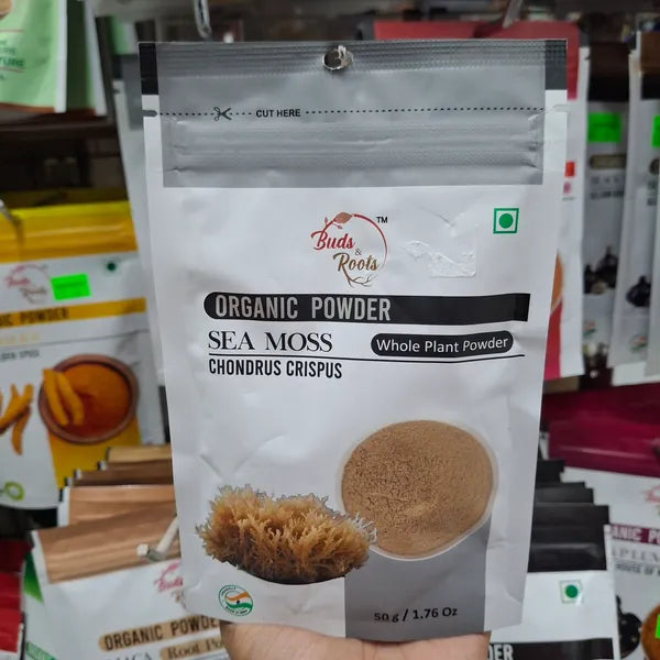 Organic Sea Moss Whole Plant Powder-50g