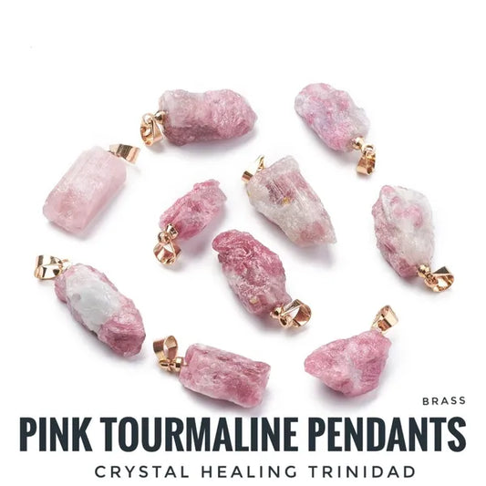 Pink Tourmaline Pendants