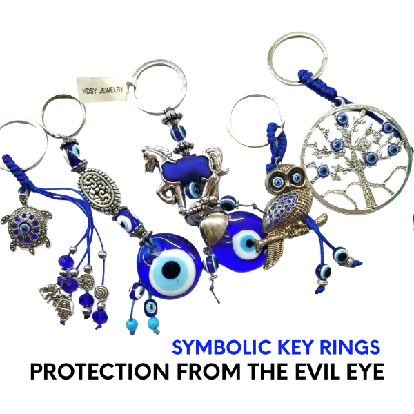 Protection From The Evil Eye Key Rings