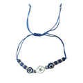 Pull String Bracelet - Evil Eye