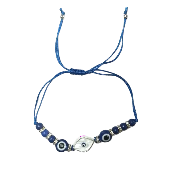 Pull String Bracelet - Evil Eye