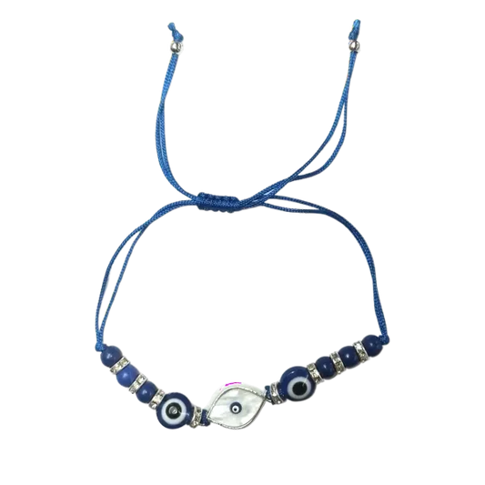 Pull String Bracelet - Evil Eye