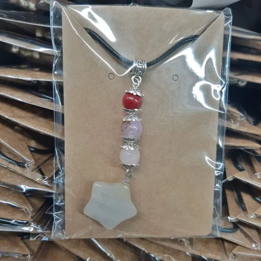 Red coral and agate