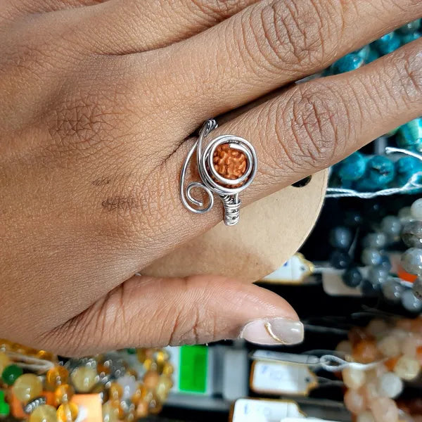 Rudraksha stainles steel - size 8