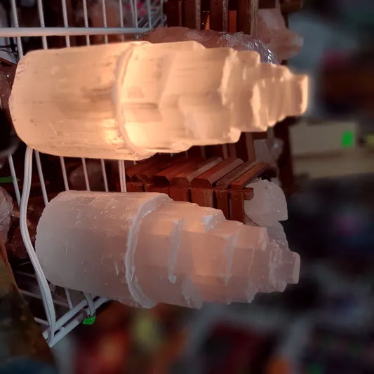 Selenite Lamp