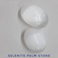Selenite Palm Stone