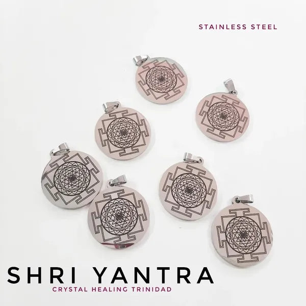 Shri Yantra Pendant - Stainless Steel