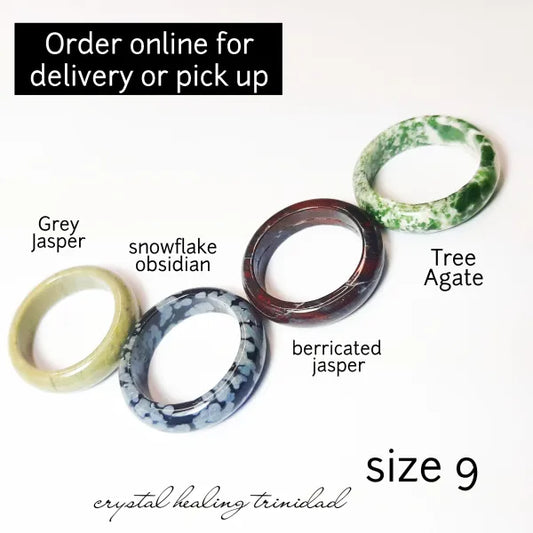 Size 9 Gem Rings