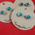 Turquoise Earrings- stainless steel