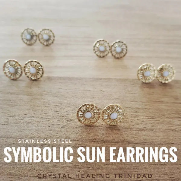 Whimsical Sun Earrings - Stainless Steel