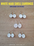 White Nabi Shell Earrings