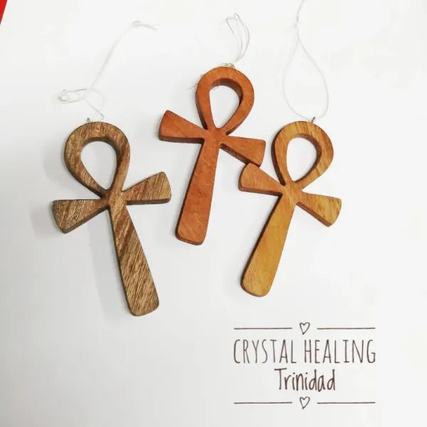 Wooden Ankh Ornament